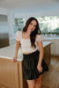 Puff Sleeve Top - Cream