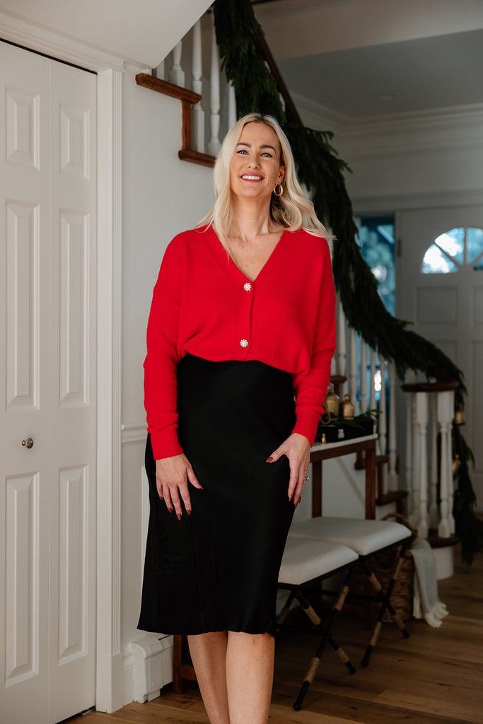 Satin Skirt - Black
