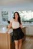 Puff Sleeve Top - Cream