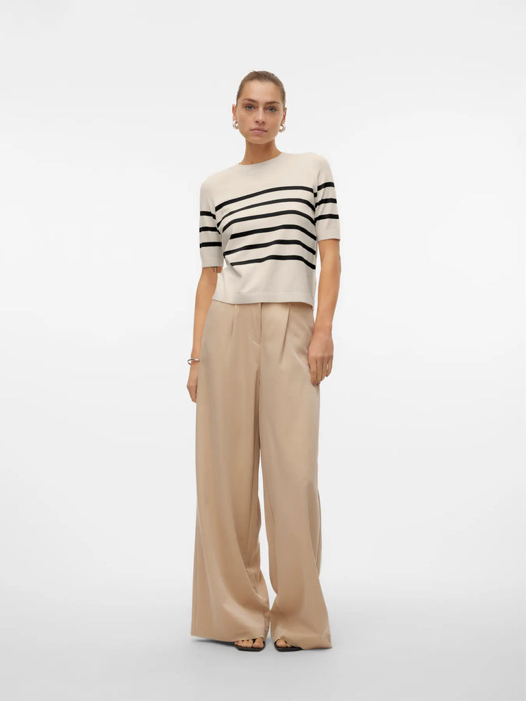 Short Sleeve Pullover - Ivory