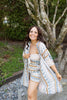 3 Piece Print Vacation Set - Blush