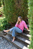 Linen Button Up Shirt - Pink