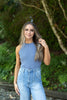 Classic Ribbed Tank - Blue