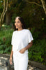 Short Sleeve Knit Sweater - White