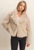 The Elevated Classic Faux Fur Jacket - Taupe