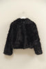 The Elevated Classic Faux Fur Jacket - Black
