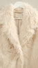 The Elevated Classic Faux Fur Jacket - Cream