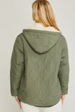 Reversible Quilted Jacket - Green
