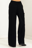 Classic Trouser Linen Pant - Black