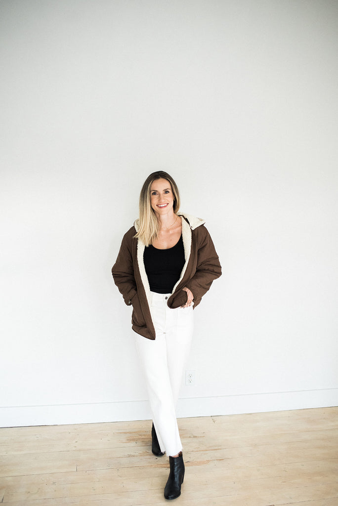 Reversible Quilted Jacket - Cocoa