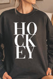 HOCKEY Graphic Sweatshirt - Black