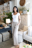 Wide Leg Pant - Taupe