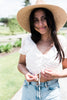 Embroidered Floral Shirt - Cream
