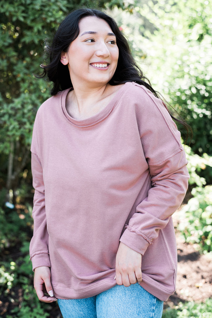 Oversized Sweatshirt with Pockets - Sien