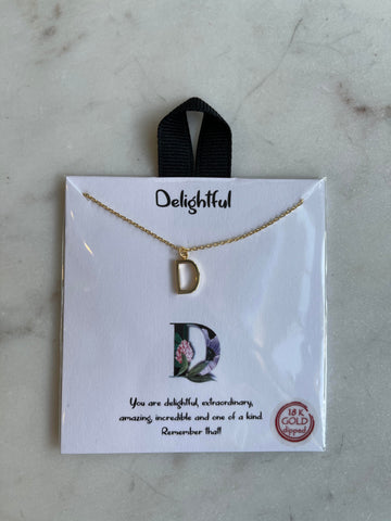 G - Initial Necklace