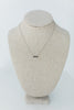 Block Letter MAMA Necklace - Silver