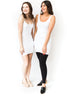 Wide Strap Tank Long - White