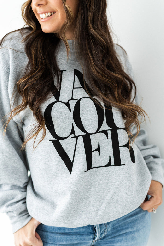 Vancouver Graphic Sweatshirt - Grey