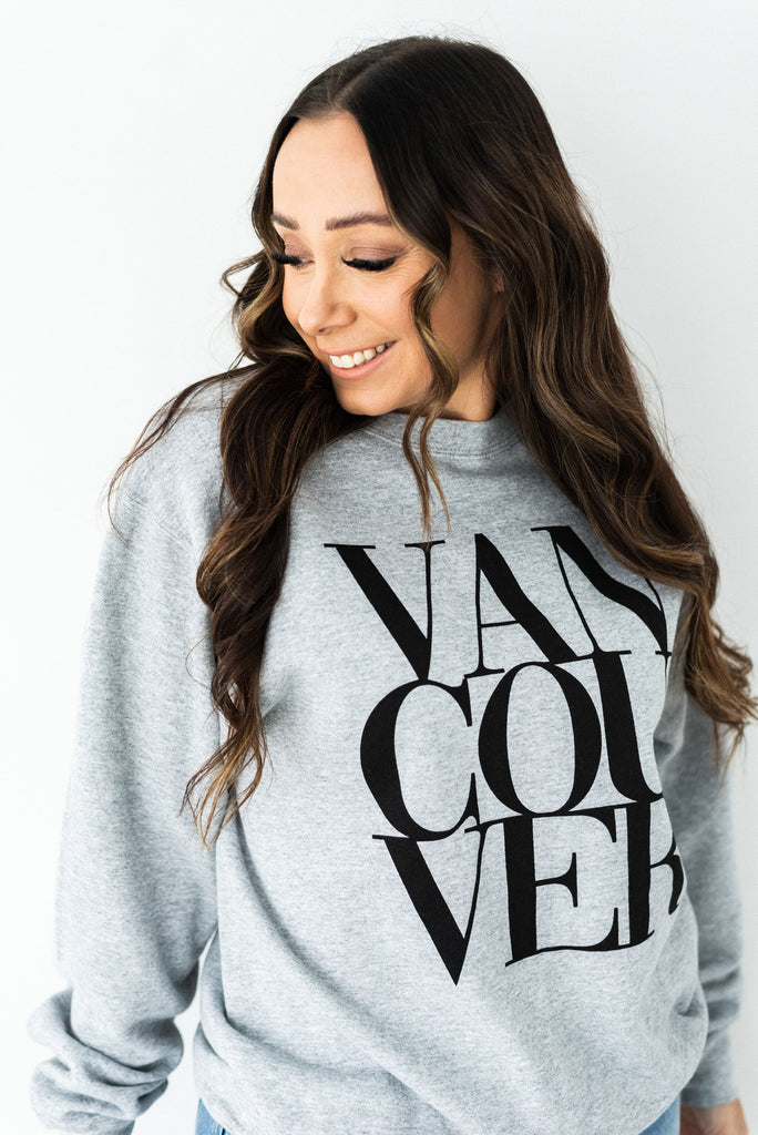 Vancouver Graphic Sweatshirt - Grey