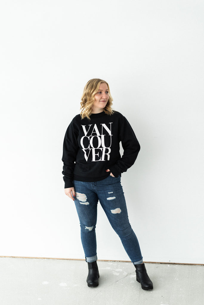 Vancouver Graphic Sweatshirt - Black