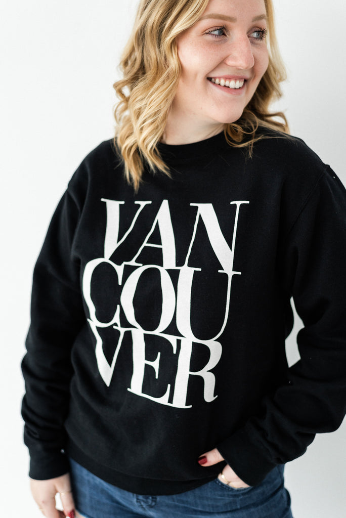 Vancouver Graphic Sweatshirt - Black