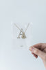 A - Sunburst Initial Necklace